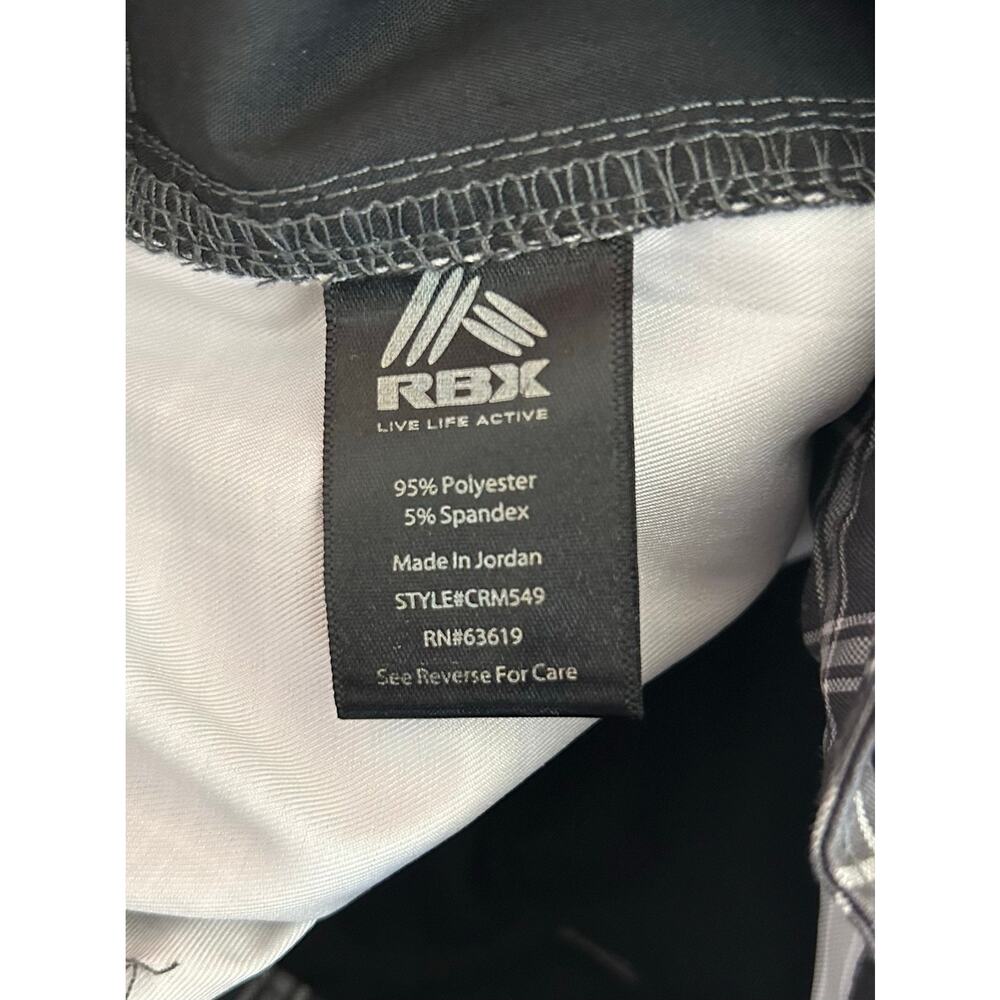 RBK Men’s Athletic Performance Gray Plaid Shorts / Size: 33” - Picture 4 of 8